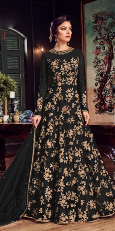 impeccable-black-color-heavy-net-with-embroidery-stone-work-suit