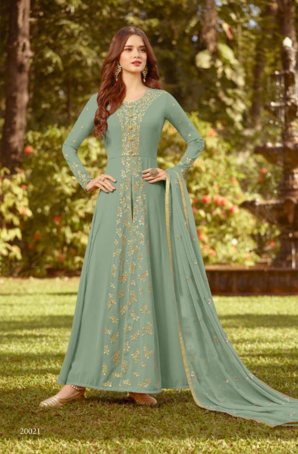 statuesque-grey-color-fox-georgette-with-embroidery-work-suit