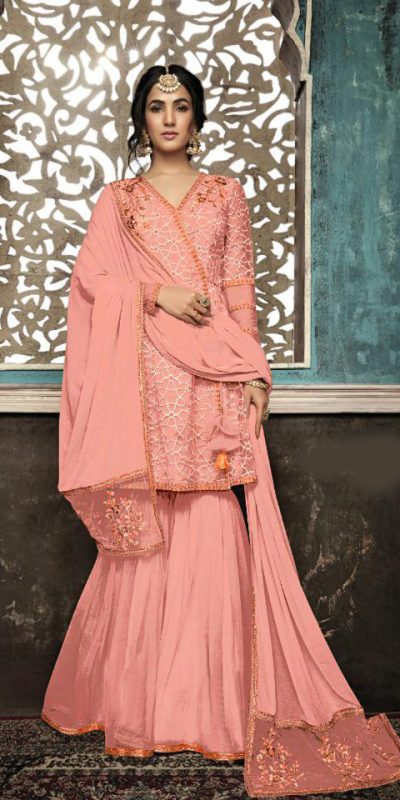orange-color-mono-soft-net-with-sequence-embroidery-cording-work-plazzo-suit