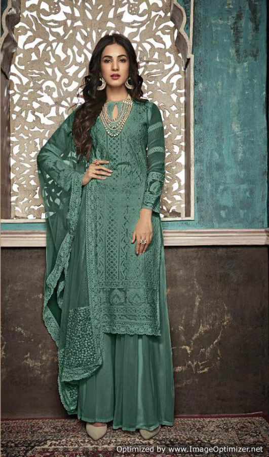 alluring-sea-green-color-heavy-fox-georgette-with-embroidery-work-stone-suit