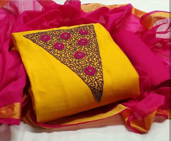 alluring-yellow-color-modal-chanderi-silk-wedding-wear-salwar-suit