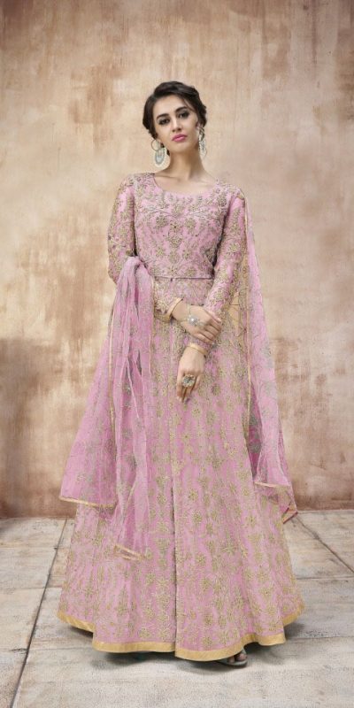 attractive-pink-color-heavy-cording-stone-work-wedding-anarkali-suit