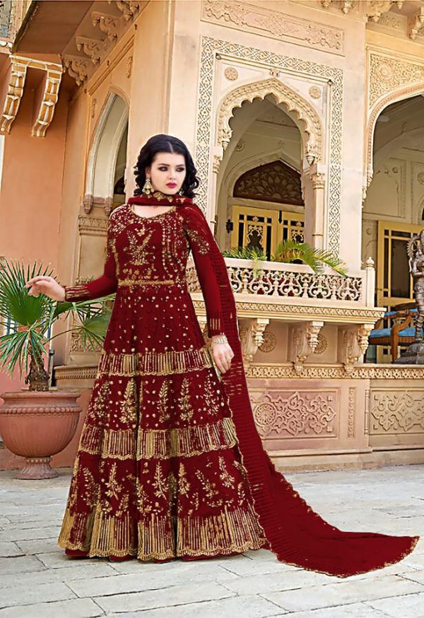 dazzling-red-color-heavy-net-with-embroidery-work-wedding-wear-gown