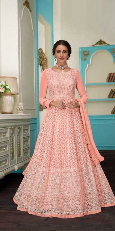 impeccable-orange-color-heavy-georgette-with-embroidery-work-anarkali-suit