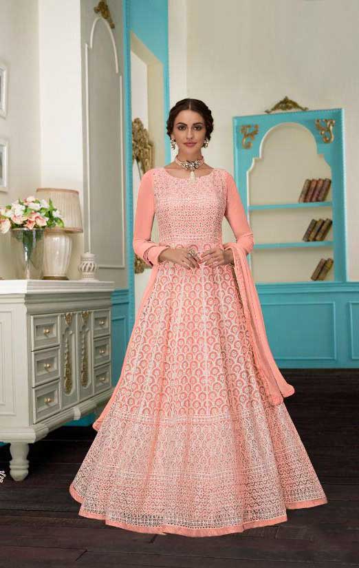 impeccable-orange-color-heavy-georgette-with-embroidery-work-anarkali-suit