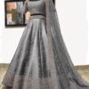 Elegant Grey Color Embroidery Sequence Work?Festive Lehenga Choli