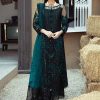 New Exclusive Black & Sky Blue Faux Georgette Salwar Suit