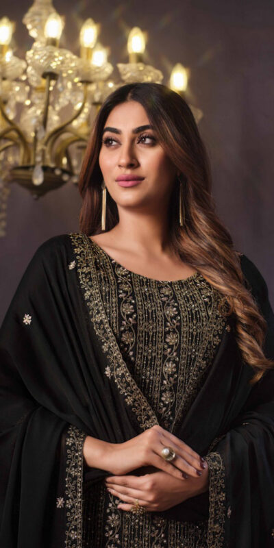 FC Vipul 5281 Black Heavy rangoli with coding sequence Embroidery Work salwar suit Casual, Wedding, Festive, Events Etc. @2599 | Salwar suit, Casual Suits, Creative suits, Designer Suits, Party Wear Suits, Straight Suits