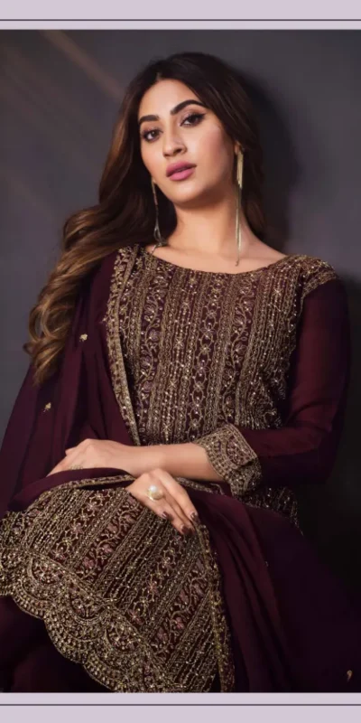 FC Vipul 5281 Purple Heavy rangoli with coding sequence Embroidery Work salwar suit Casual, Wedding, Festive, Events Etc. @2599 | Salwar suit, Casual Suits, Creative suits, Designer Suits, Party Wear Suits, Straight Suits