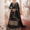 Adorable Black Color Georgette Embroidery Sequence Sharara Suit