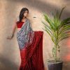 Red Heavy 60 Gram Georgette Sequins Saree