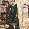 Special Green Color Georgette Embroidery Stone Work Sharara Suit