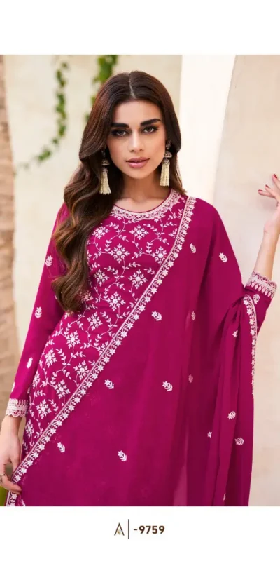 Fc Zohara 9757 Red Top : Georgette Work : Heavy Embroidery Designer Work Bottom : Santoon Wedding, Party, Festive @3249/- | Jump Suits, Salwar suit, Casual Suits, Creative suits, Designer Suits, Palazzo Suits, Party Wear Suits, Patiala Suits, Straight Suits