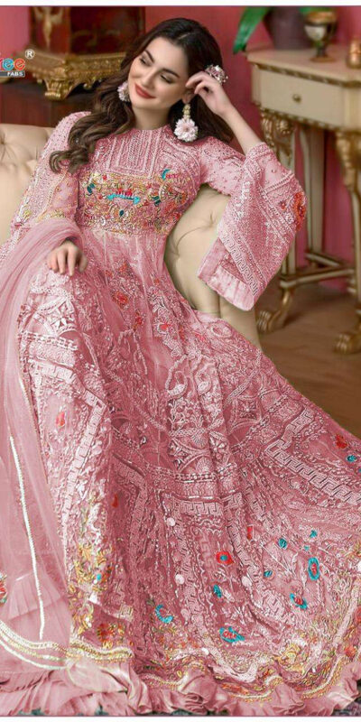 FC:-241Pink color heavy net with Embroidery And Sequence Stone Work Classic Anarkali Suit Wedding,Party,Festive@2299/- Only | Anarkali Suits, Bollywood Anarkali, Creative-Anarkali, Designer Anarkali, Embroidered Anarkali, Party Wear Anarkali