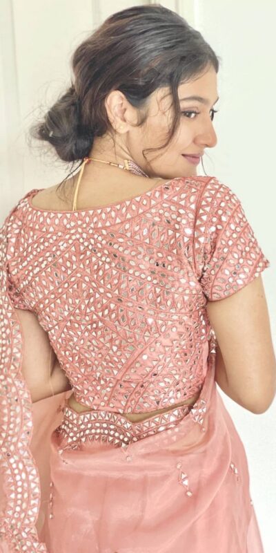 KD 215 Peach Saree : Original Organza Blouse : Banglori Silk Work : Beautiful Embroidery With Real Mirror Work Party, Wedding @1499/- | Sarees, Bollywood Sarees, Creative Sarees, Designer Sarees, Embroidered Sarees, Modern Digital sarees, Party Wear Sarees