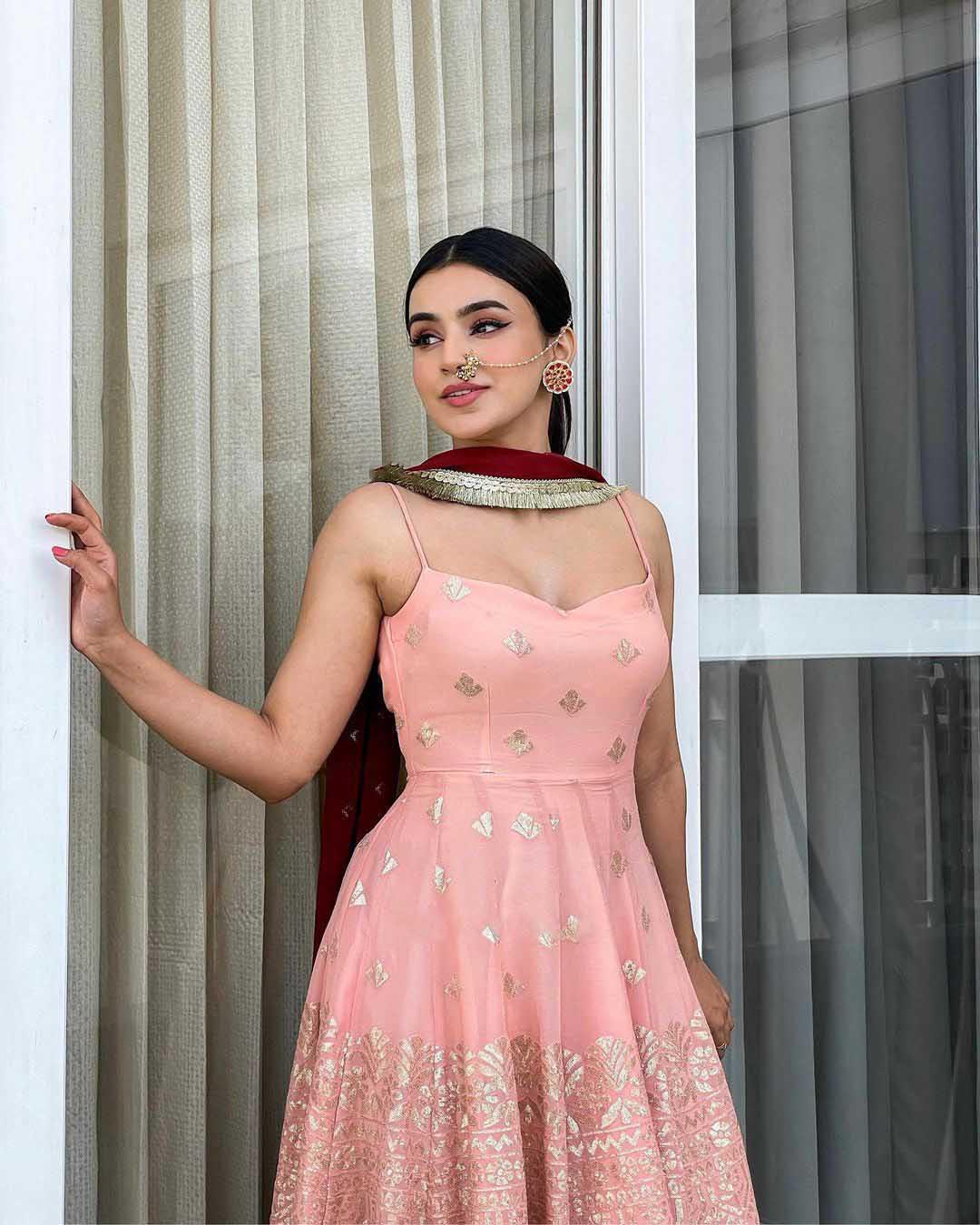 KF 1351 Pink Top : Heavy Georgette Patiala : Heavy Georgette Work : Embroidery Chain Stitch Work Wedding, Party, Festive @1999/-Only | Salwar suit, Casual Suits, Creative suits, Designer Suits, Palazzo Suits, Party Wear Suits, Straight Suits