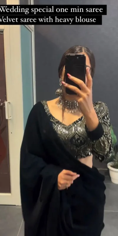 KD-439  Saree : Sequence Work Blouse : Sequence Lace work Party Wear, Wedding Wear, Events Etc.@1999/- | Sarees, Bollywood Sarees, Creative Sarees, Designer Sarees, Ethnic Saree, Modern Digital sarees, Party Wear Sarees