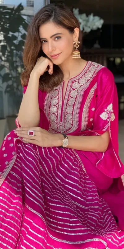 KD 1026 Pink Top : Taffeta Silk Glorious Pink Salwar Suit Work : Embroidery With Sequence Work Party, Wedding, Festive @1699/- Only | Salwar suit, Casual Suits, Creative suits, Designer Suits, Palazzo Suits, Party Wear Suits, Straight Suits