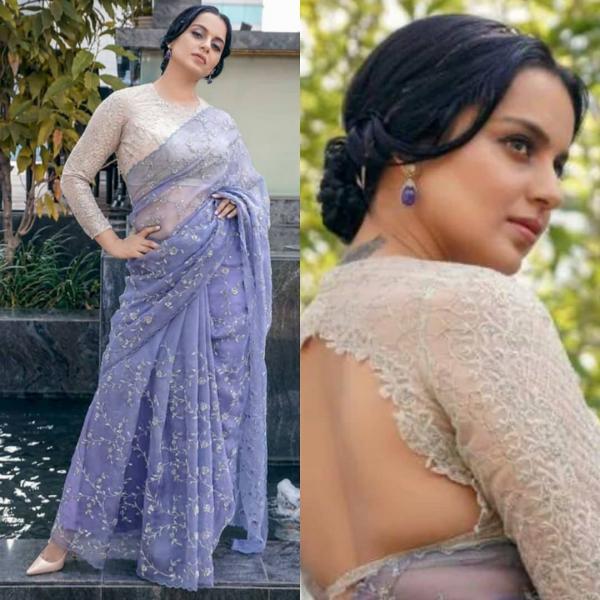 BT-241Color: Grey Fabrics: Lilac Organza With Fancy Thread & Multi Rich Sequence Work Blouse : Taffeta Silk With Fancy Thread & Multi Rich Multi Work | Sarees, Bollywood Sarees, Creative Sarees, Designer Sarees, Embroidered Sarees, Ethnic Saree, Modern Digital sarees, Party Wear Sarees