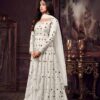 Maisha Women's Wear White Color Heavy Net Embroidered Stone Work Sharara Suit