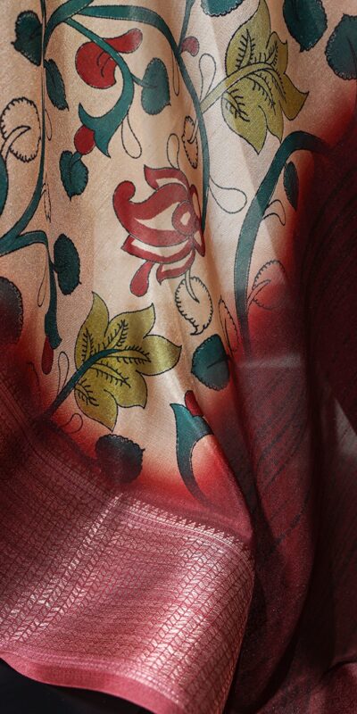 YNF7015 Maroon : Saree Fabric Gadhawal Chex :Saree Work :Arca Work Blouse Fabric : Linen petti silk Party wear Designer Saree @1349 | Sarees, Bollywood Sarees, Creative Sarees, Designer Sarees, Modern Digital sarees, Party Wear Sarees