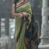 Pista Green Soft Silk Saree with Pallu