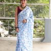Exquisite Light Blue Color Devsena Soft Silk Saree Digital Saree