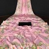 Fancy Pink Color Devsena Soft Silk Saree Digital Print Saree