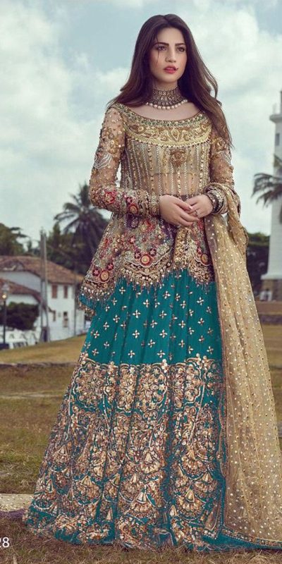 Fine Royal Blue Net Coding sequence Embroidery Lehenga Choli