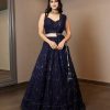 Glamorous Black Color Georgette Embroidery Lehenga Choli