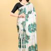 Graceful White Color Devsena Soft Silk Saree Digital Printed Saree