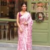Luminous Rose Pink Heavy Devsena Soft Silk Digital Printed Saree