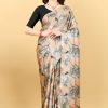 Majestic Grey Color Devsena Soft Silk Saree Digital Printed Saree