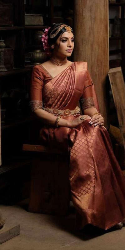 Majestic Maroon Color Banarasi Soft Silk Ordinary Design Saree