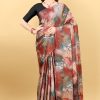 Majestic Maroon Color Devsena Soft Silk Digital Printed Saree