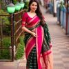 Mesmerizing Red Color Soft Lichi Silk Jacquard Rich Pallu Saree
