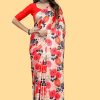 Nice Rose Pink Color Devsena Soft Silk Digital Printed Saree