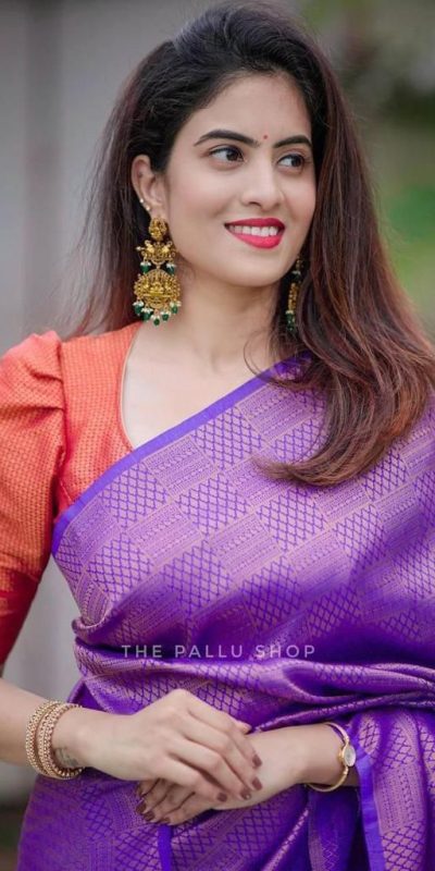 KP 4099 Purple Color Soft Lichi Silk Cloth Rich Pallu All Over Saree Events Casual, Wedding, Festive, Events Etc. Expected Delivery 4-6 Working Days @1349/- | Designer Sarees, Sarees, Bollywood Sarees, Creative Sarees, Embroidered Sarees, Ethnic Saree, Modern Digital sarees, Party Wear Sarees
