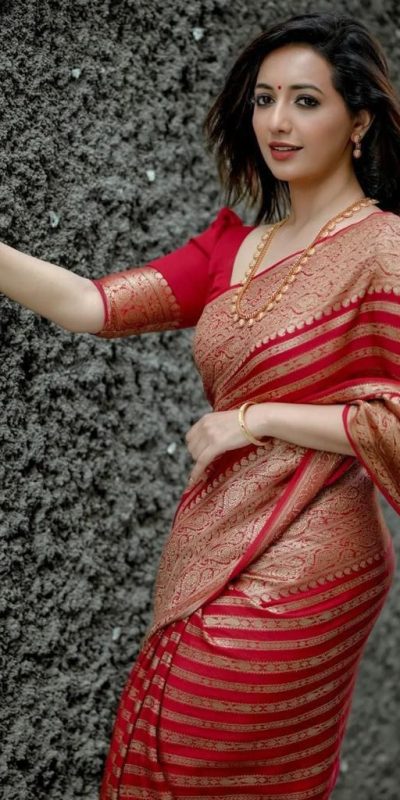 KP 4085 Red Color Soft Lichi Silk Jacquard On All Over Saree Casual, Party Wear, Wedding, Events Etc. Expected Delivery 4-6 Working Days @1399/- | Designer Sarees, Sarees, Bollywood Sarees, Creative Sarees, Embroidered Sarees, Ethnic Saree, Modern Digital sarees, Party Wear Sarees