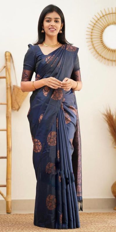 KP 4064 Royal Blue Color Soft Lichi Silk Jacquard On All Over Saree Casual, Party Wear, Wedding, Events Etc. Expected Delivery 4-6 Working Days @1249/- | Designer Sarees, Sarees, Bollywood Sarees, Creative Sarees, Embroidered Sarees, Ethnic Saree, Modern Digital sarees, Party Wear Sarees