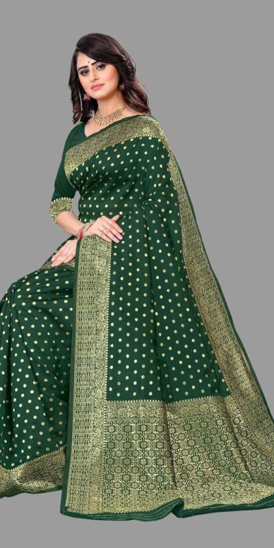 KP 4012 Stone Green Color Soft Lichi Silk Cloth Rich Pallu Work Saree Casual, Party Wear, Wedding, Events Etc. Expected Delivery 4-6 Working Days @ 1349/- | Designer Sarees, Sarees, Bollywood Sarees, Creative Sarees, Embroidered Sarees, Ethnic Saree, Modern Digital sarees, Party Wear Sarees