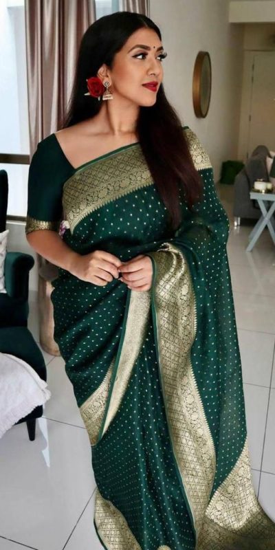 KP 4012 Stone Green Color Soft Lichi Silk Cloth Rich Pallu Work Saree Casual, Party Wear, Wedding, Events Etc.   Expected Delivery 4-6 Working Days @ 1349/- | Designer Sarees, Sarees, Bollywood Sarees, Creative Sarees, Embroidered Sarees, Ethnic Saree, Modern Digital sarees, Party Wear Sarees