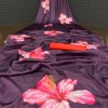 Aglow Purple Color Devsena Soft Silk Digital Printed Work Saree