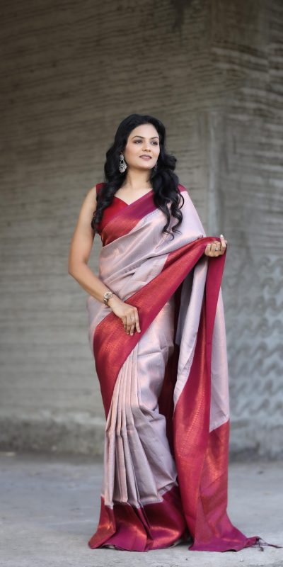 Dazzling Light Purple Soft Silk Beautiful Rich Pallu All Over Saree