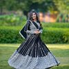 Graceful Black Color Georgette Sequence Thread Lehenga Choli