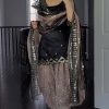 Grand Black Color Georgette Embroidery Sequence Salwar Suit