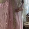 Nice Baby Pink Georgette Embroidery Diamond Handwork Salwar Suit