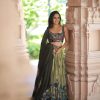 Nice Green Color Chant Crepe Kalamkari Printed Lehenga Choli