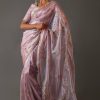 Special Purple Soft Jimmy Choo Embroidery Sequence Saree