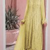 Special Yellow Color Georgette Embroidered Sequence Salwar Suit